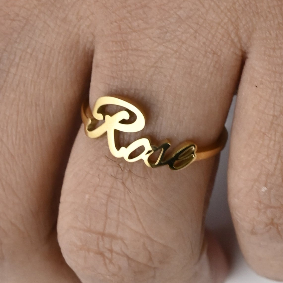 Custom Name Ring