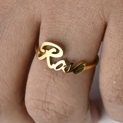 Custom Name Ring