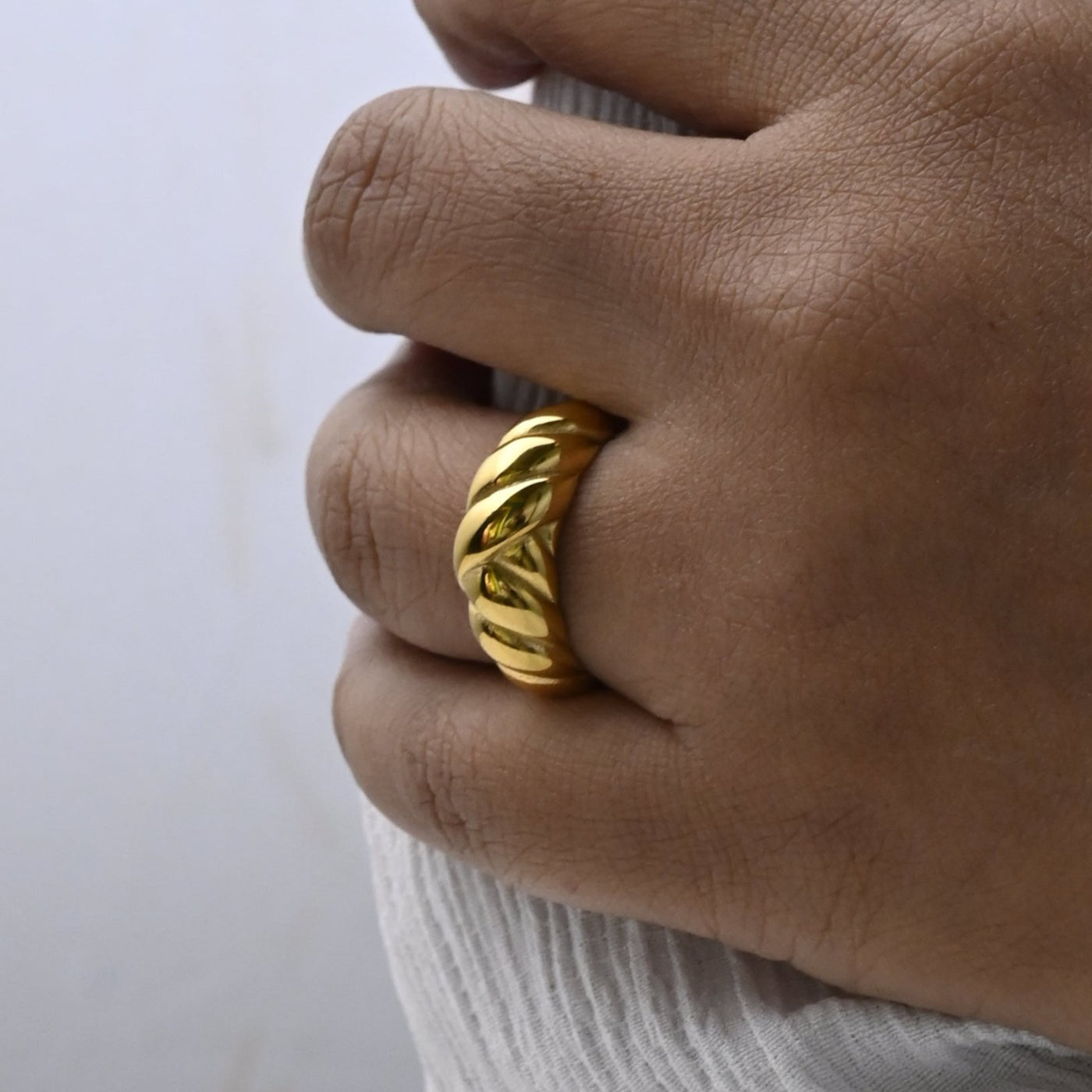 Twisted Dome Ring