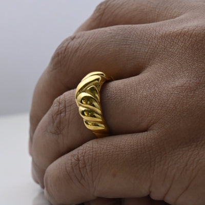 Gold Dome Ring