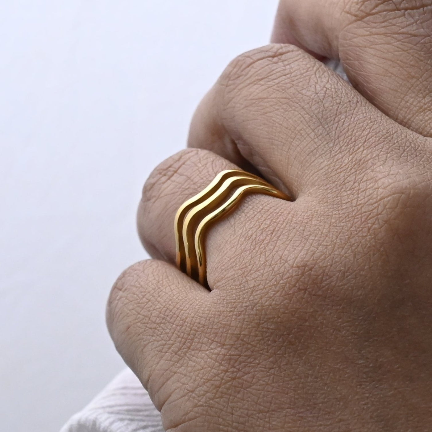 Triple Wave Ring