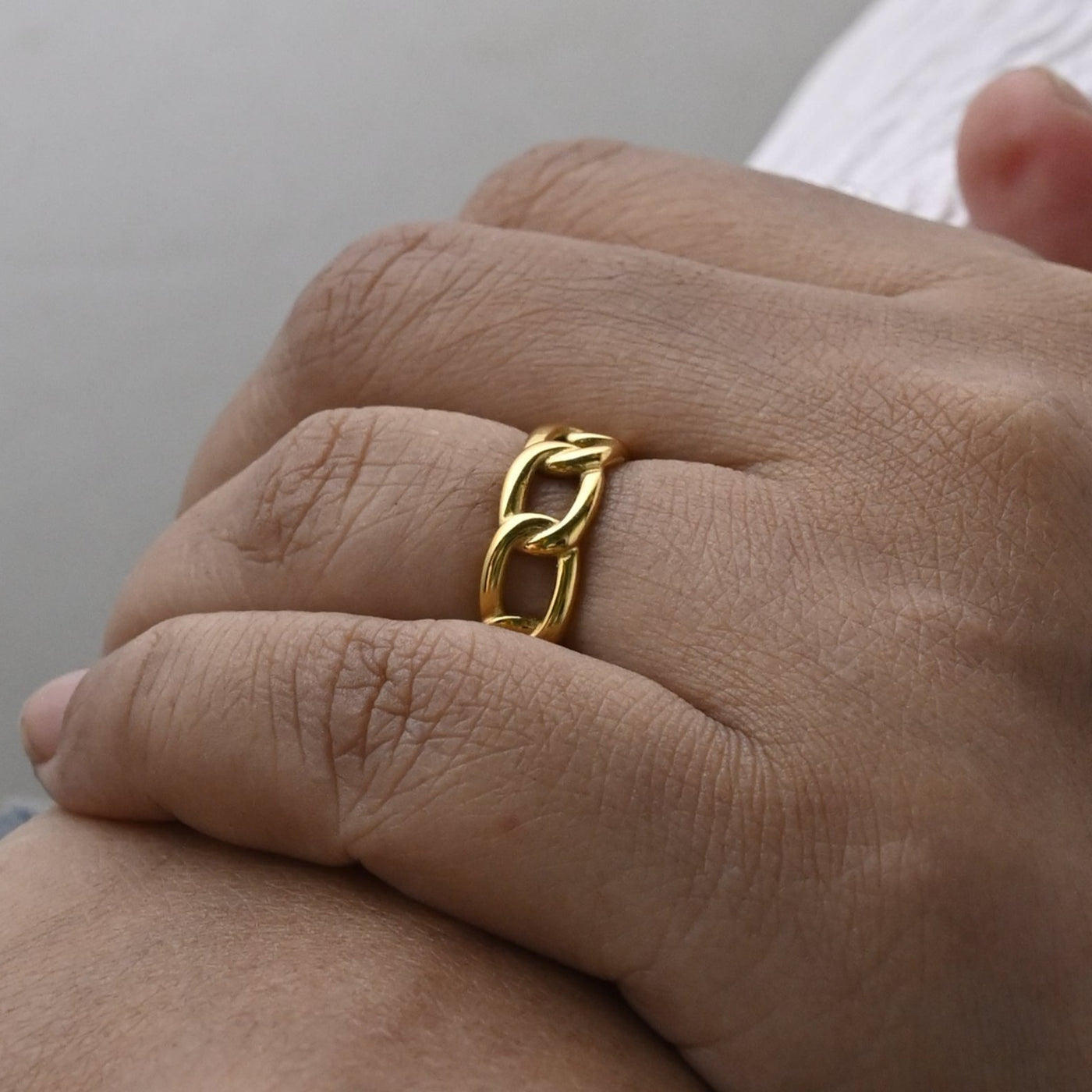 Gold Chain ring