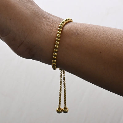 Gold Beaded Bracelet