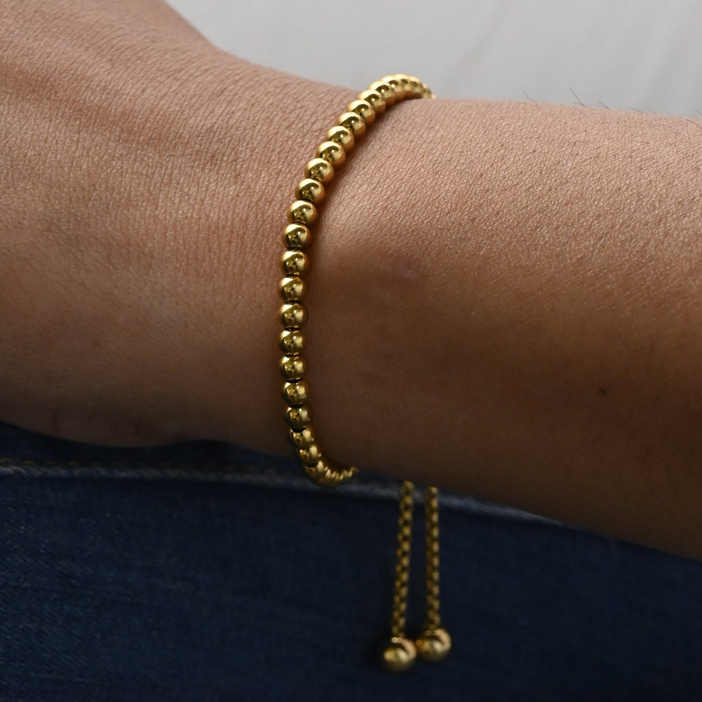 Gold Slided Beaded Bracelet