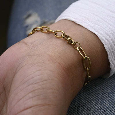 Gold Link Bracelet