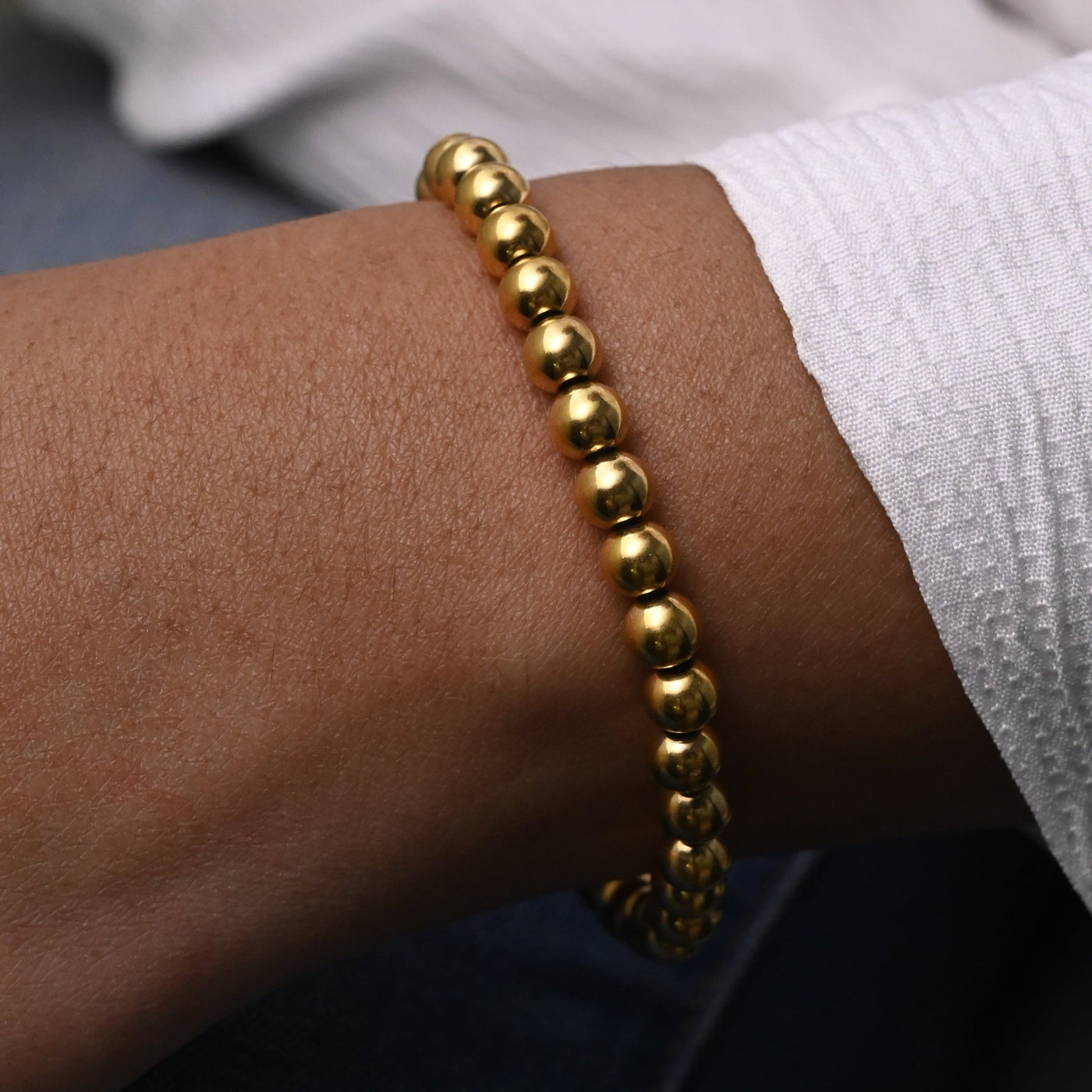 18K Gold-Filled Beaded Bracelet