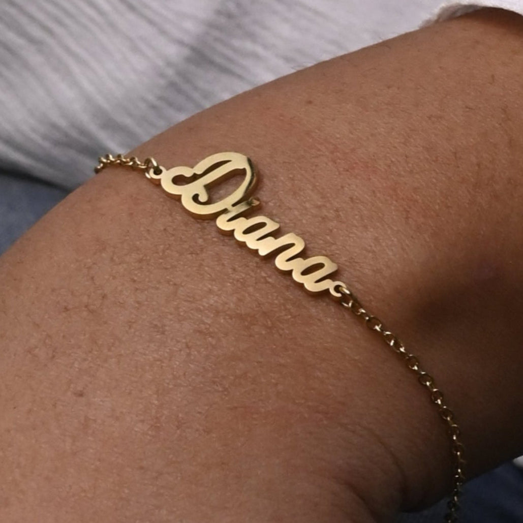 Custom Name Bracelet | Script Name Bracelet | Bridesmaid Gifts