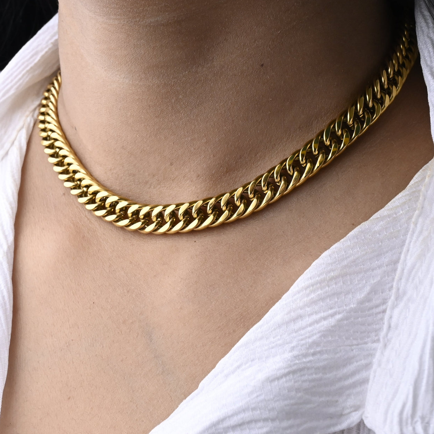 Thick Cuban Link  Necklace