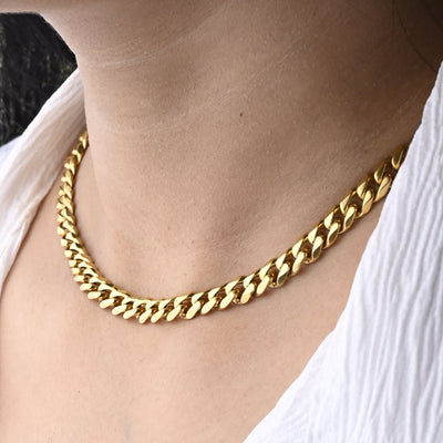 Cuban Curb Link Chain Necklace