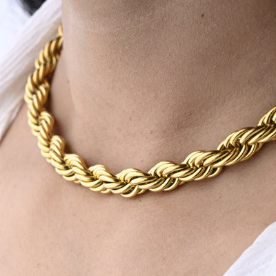 Thick Rope Chain Necklace