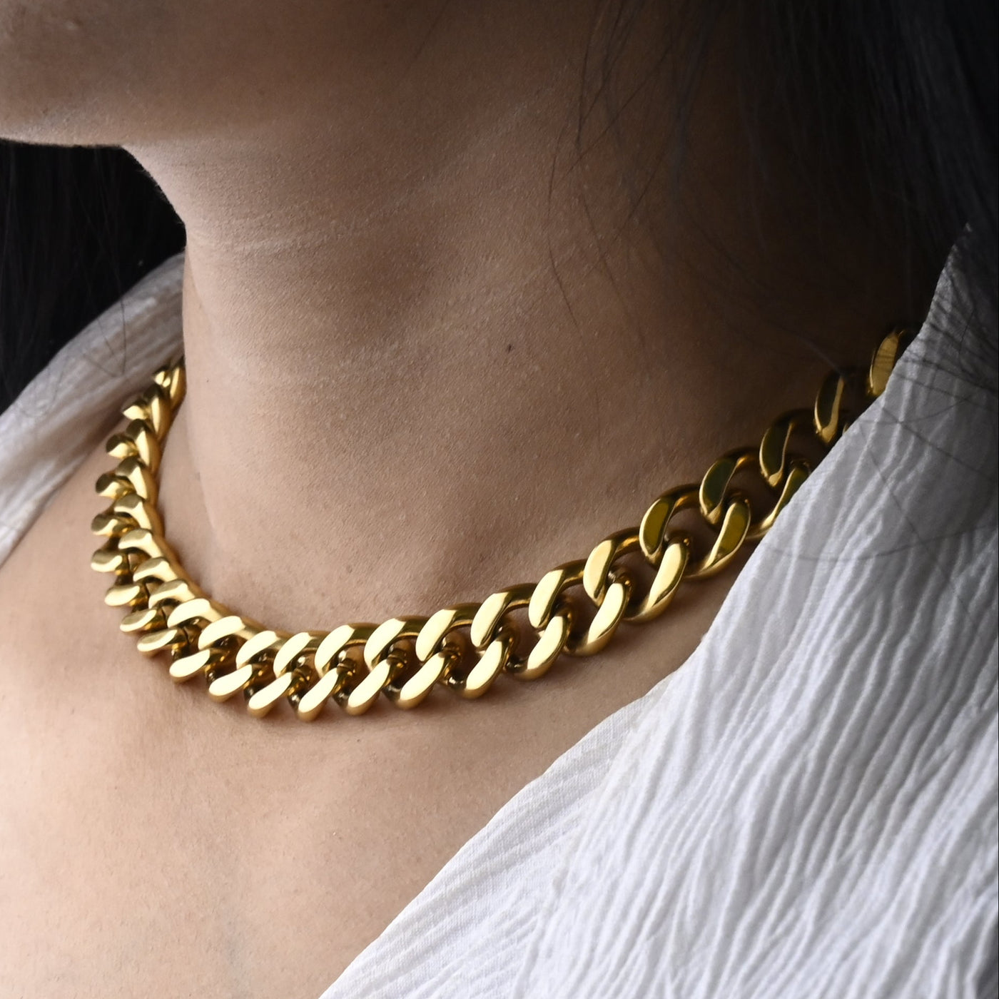 Thick Cuban Chain Necklace