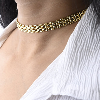 Gold Choker Necklace