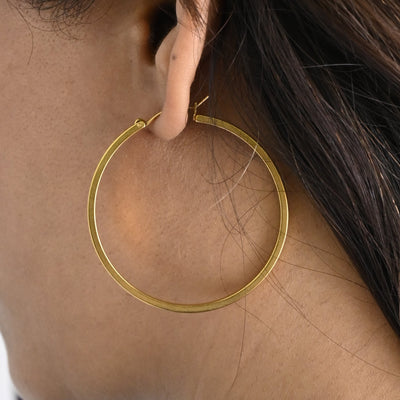 14K Gold-Filled Simple Hoop Earrings