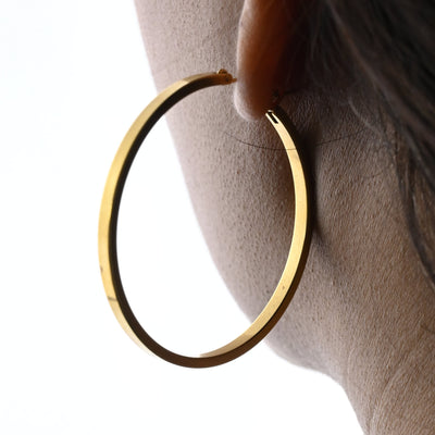 Gold Hoop Earrings