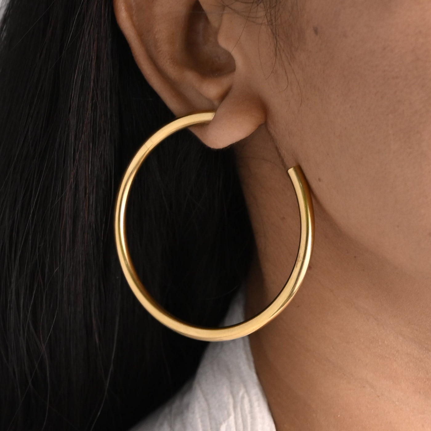 Gold Hoop Earrings