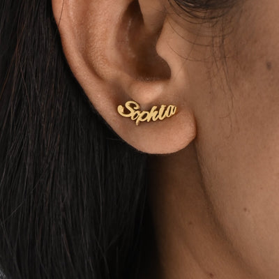 Custom Name Earrings