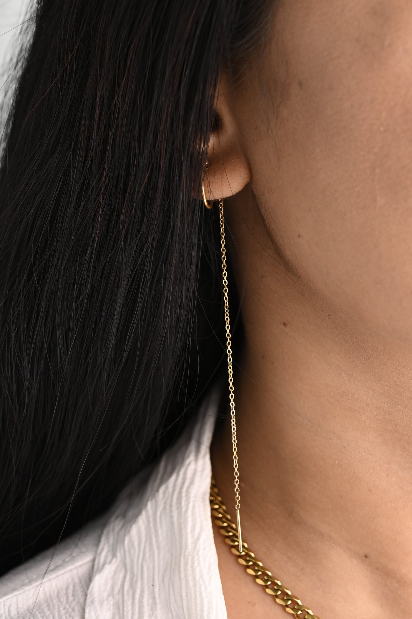 Gold Threader Earrings