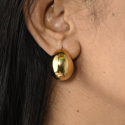 Dome Hoop Earrings