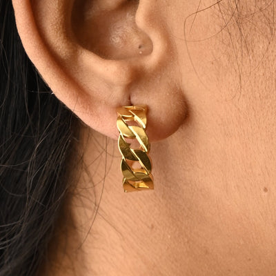 Gold Hoop Earrings