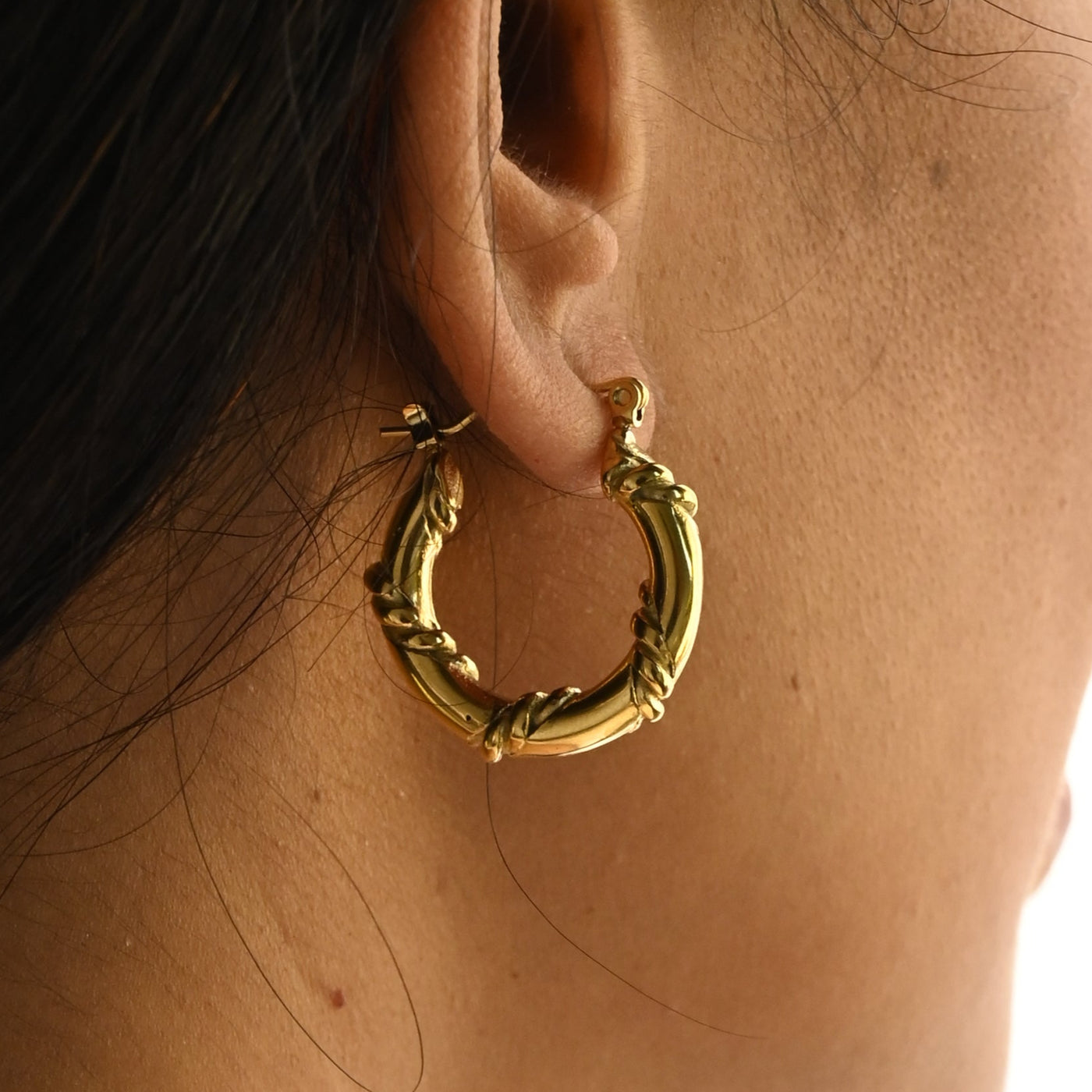 Gold Hoop Earrings