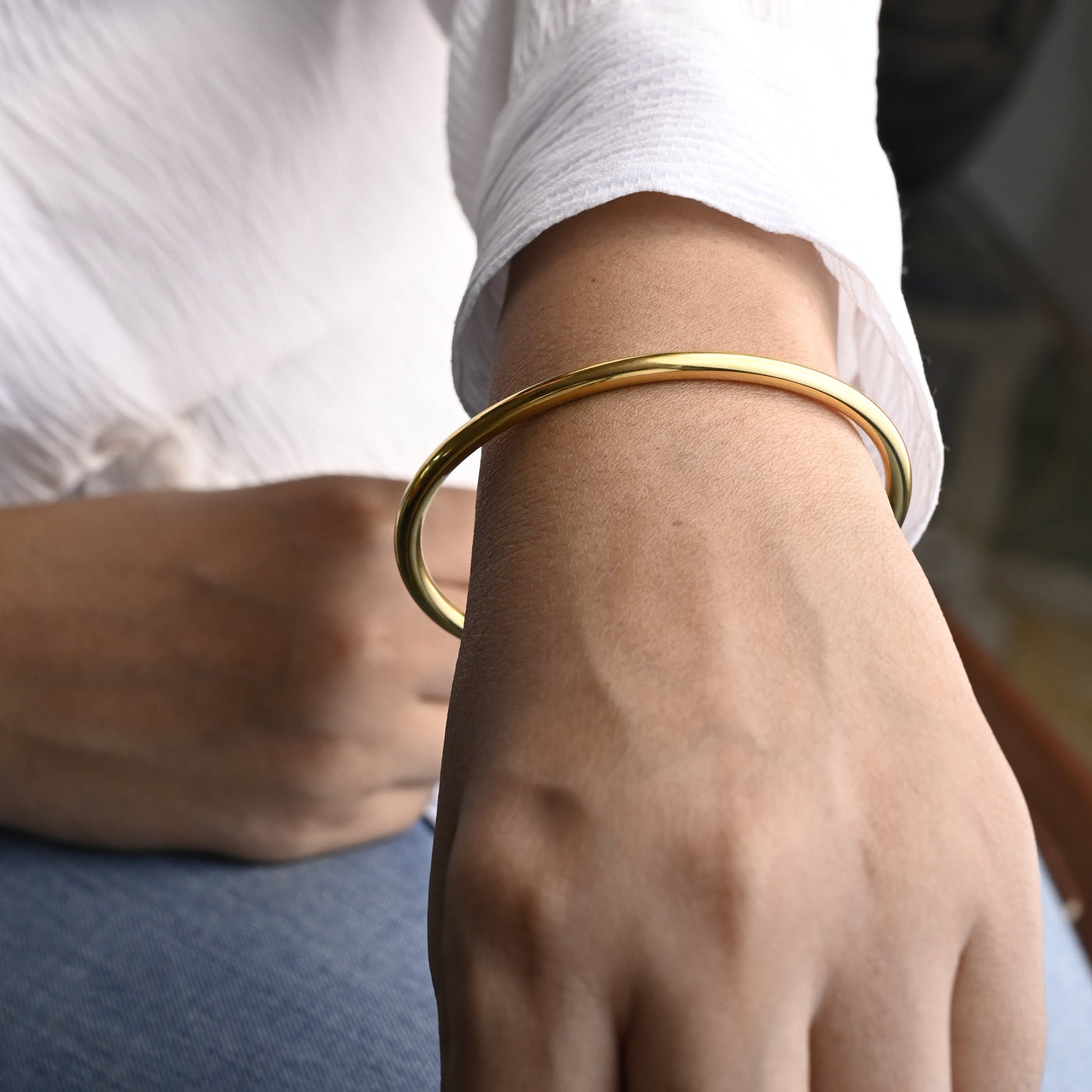 Plain Gold Bracelet