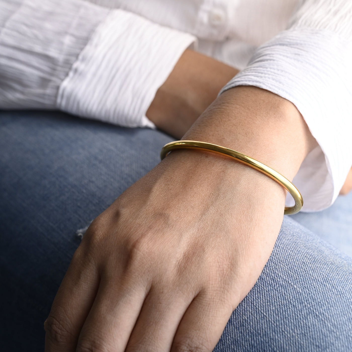 Open Bangle Bracelet