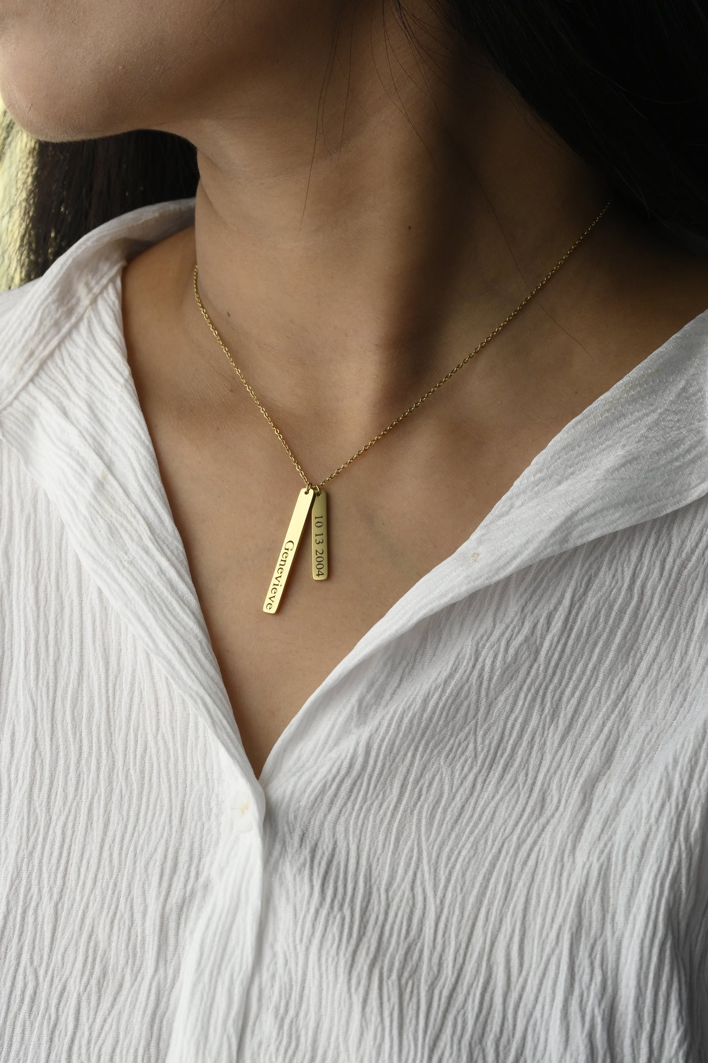 Bar Pendant Necklace