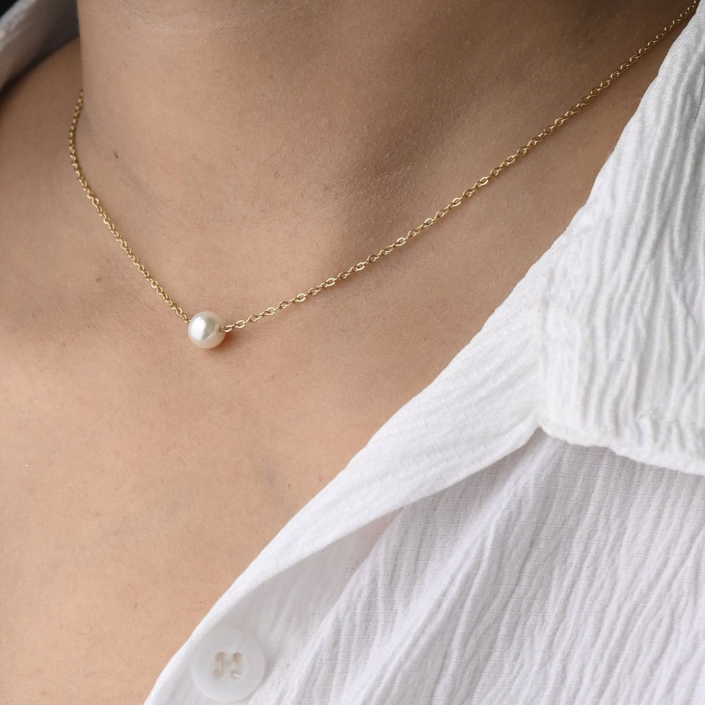 Pearl Choker Necklace For Women