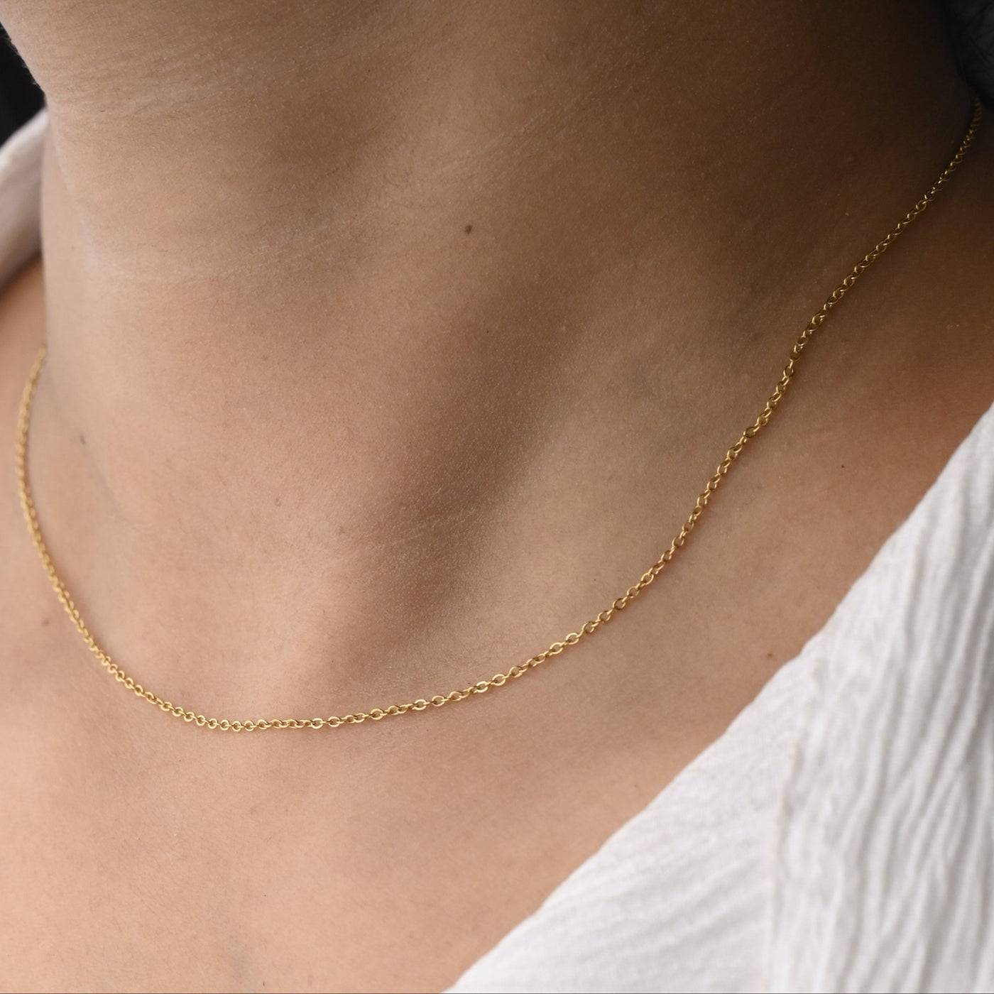 Gold Vine Chain Necklace