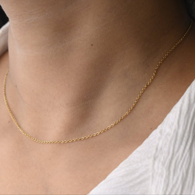 Gold Vine Chain Necklace