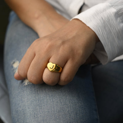 Personalized Gold Ring