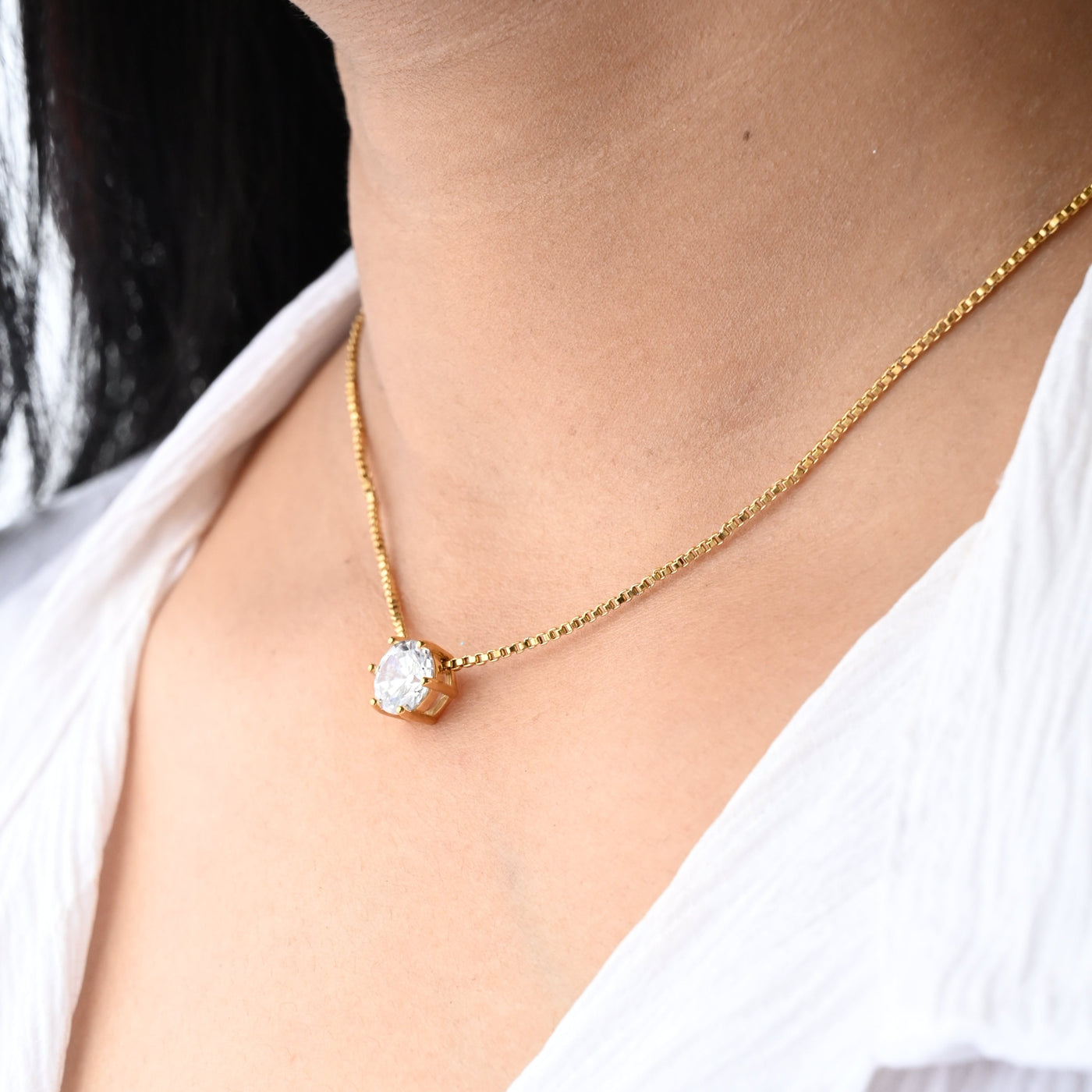 Dainty Diamond Necklace