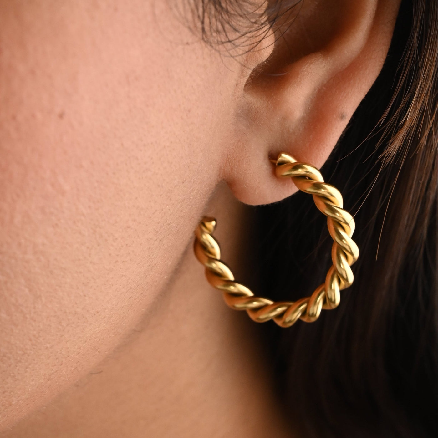 Gold Hoop Earrings