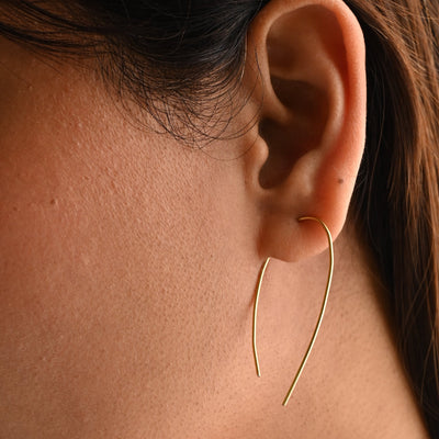 Wire Twist Minimalist Earrings