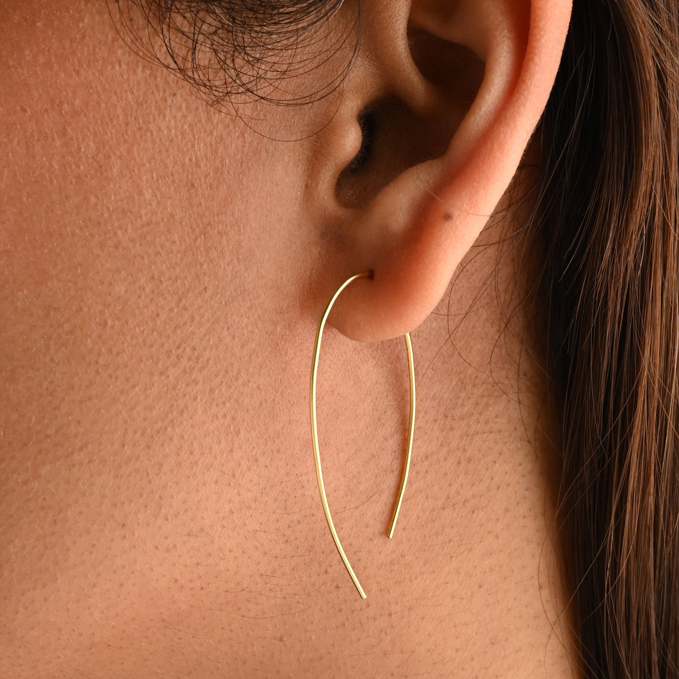 18K Gold-Filled Wire Twist  Earrings