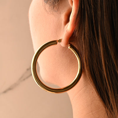 Gold Hoop Earrings