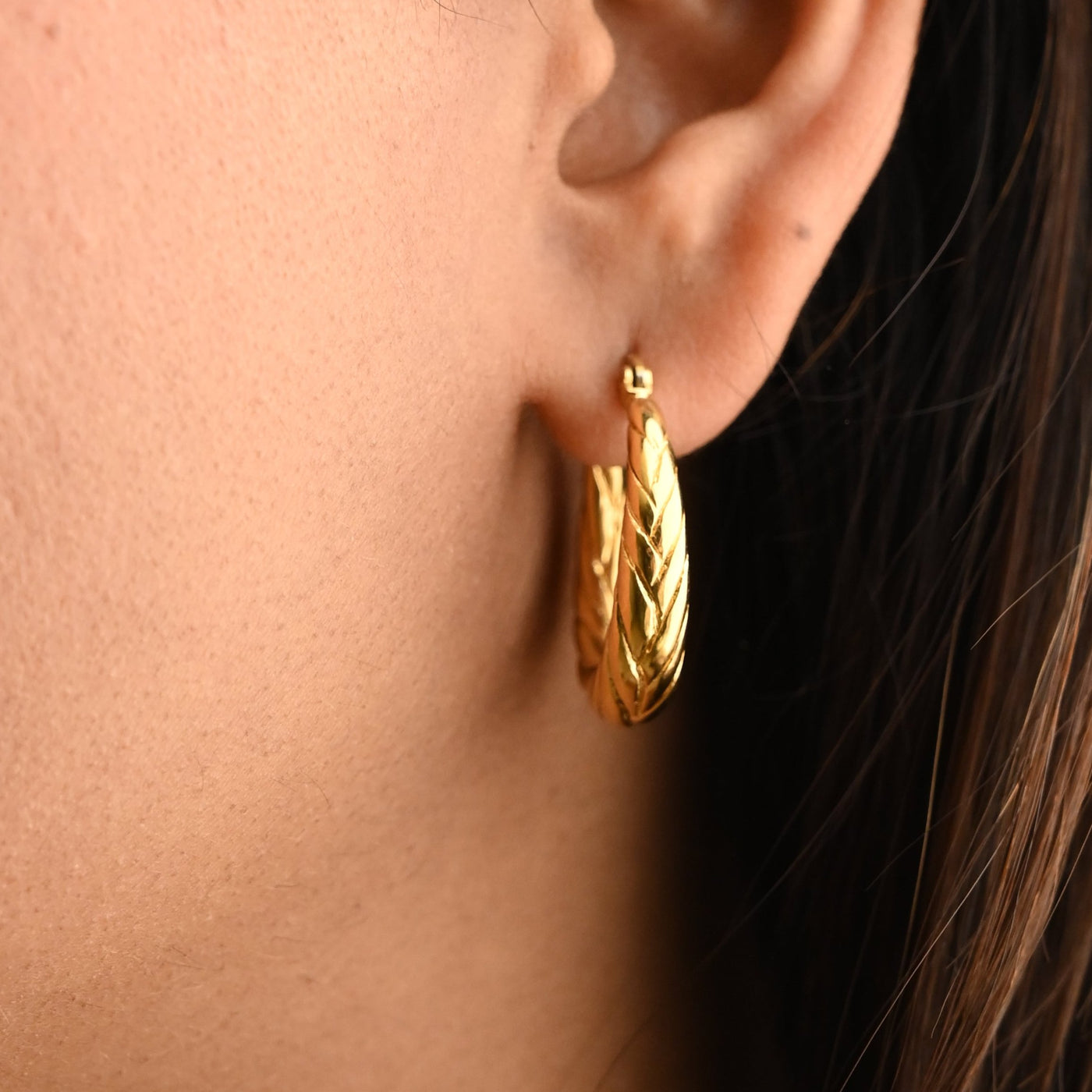 Gold Hoop Earrings