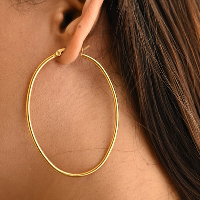 Gold Filled Thin Hoops