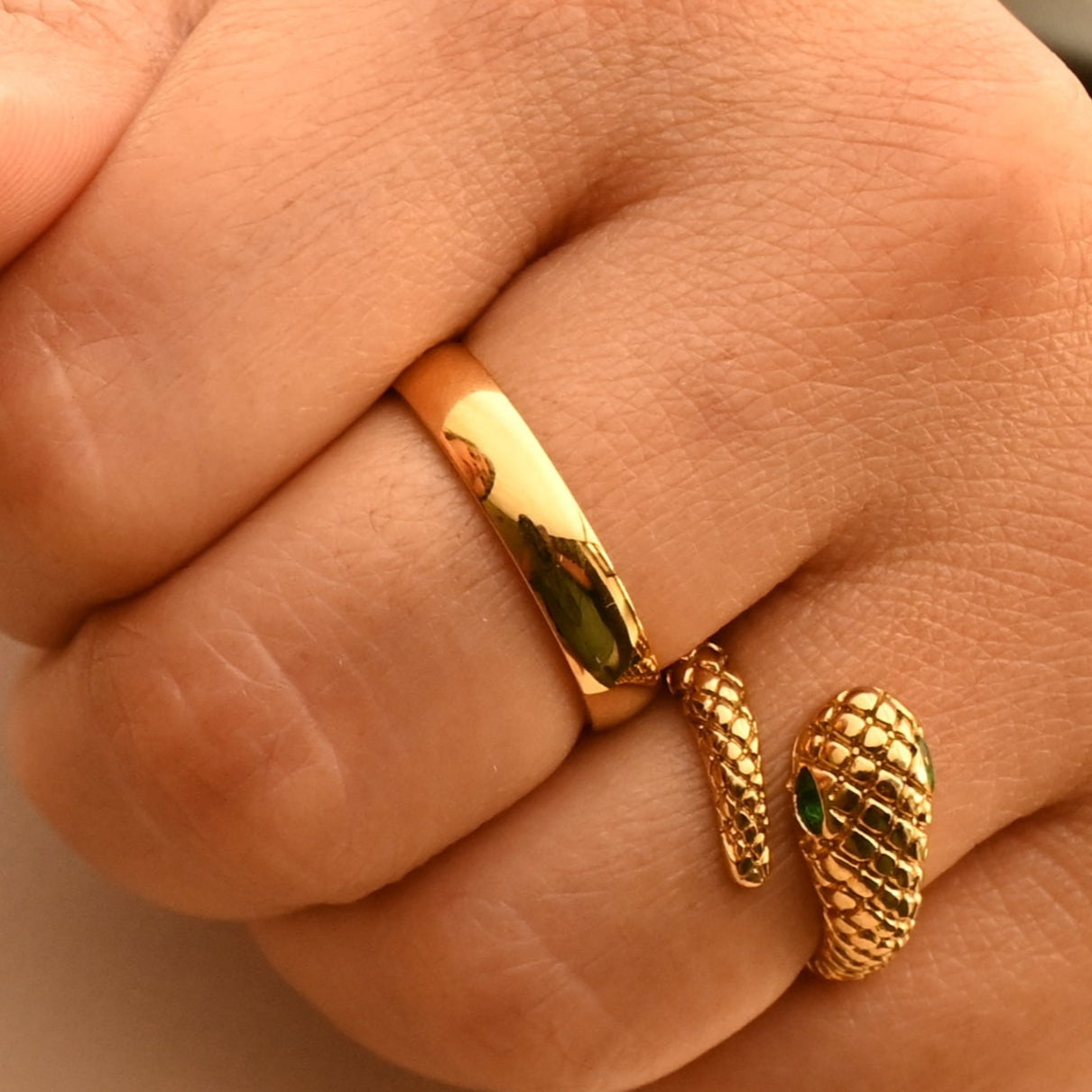 WATERPROOF gold ring