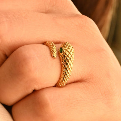 Gold Snake Ring