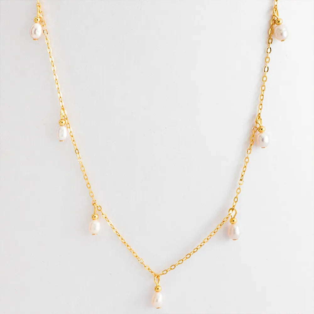 Pearl Choker Necklace 