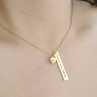 Engraved Name Personalized Necklace