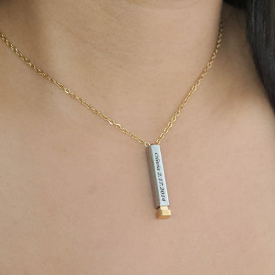 Slide Bar Pendant Necklace