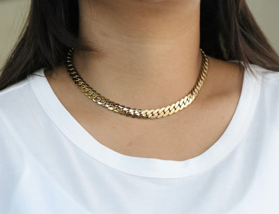 18K Gold-Filled Chunky Chain Necklace