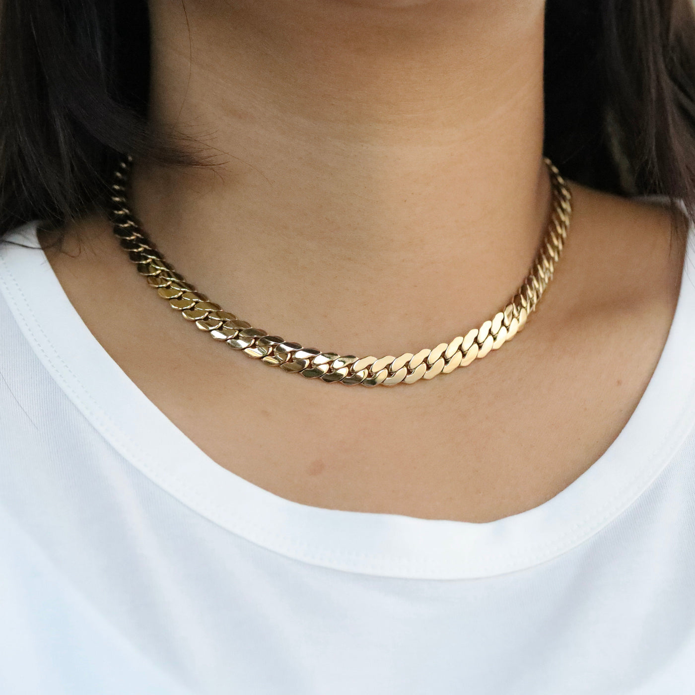 Flat Curb Necklace