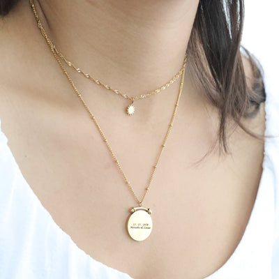 18K Gold-Filled Personalized  Charm Necklace