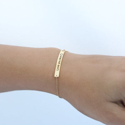 18K Gold-Filled Personalized Name Bracelet