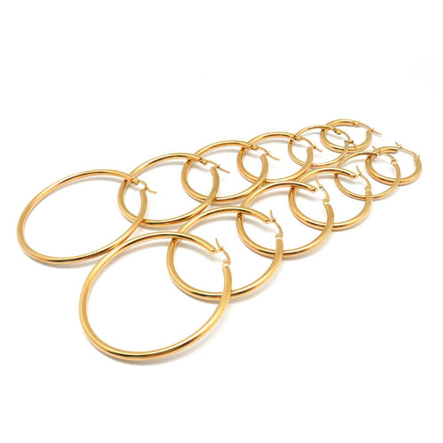 Gold Hoop Earrings