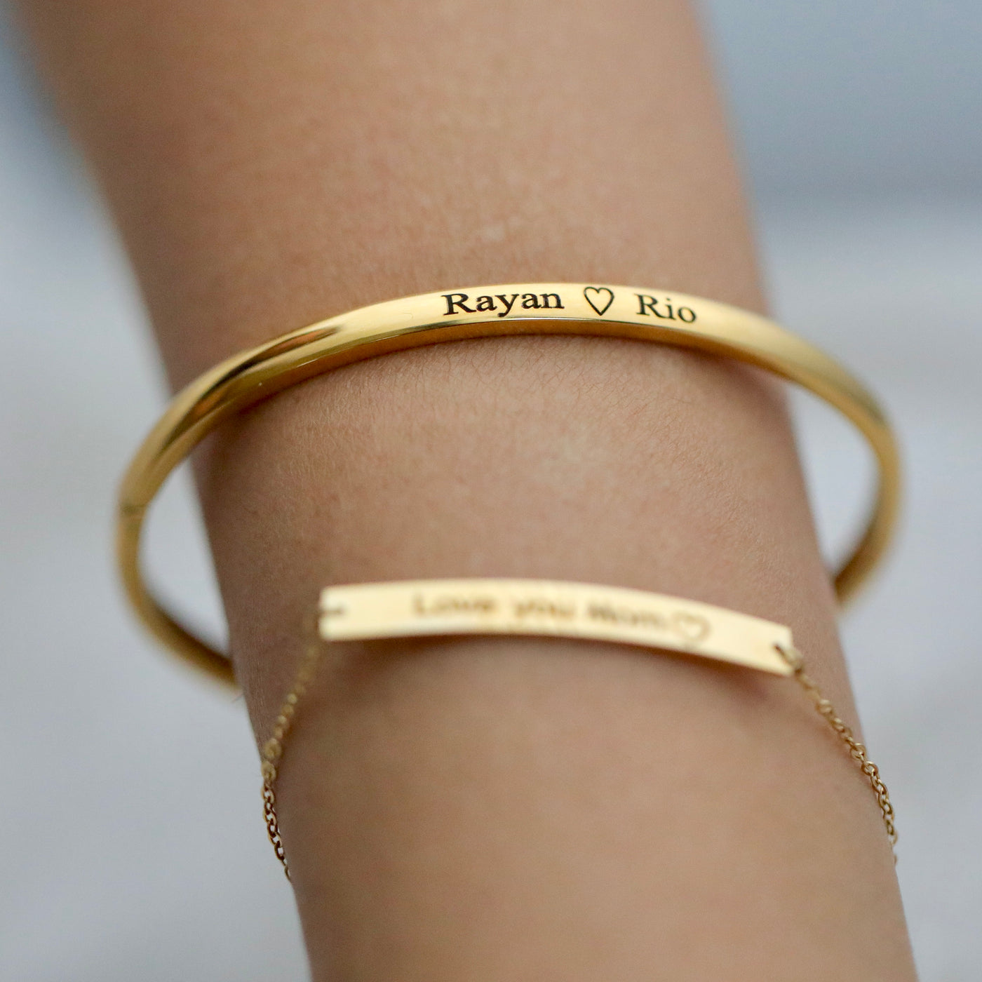 18K Gold-Filled Personalized Name Bracelet 