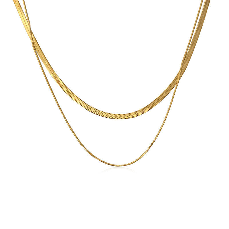 Herringbone Necklace Set